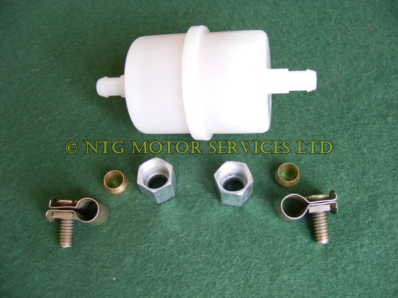GFE7004 Inline Fuel Filter (Plastic)
