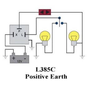 LED Flasher Unit - Indicators POSITIVE Earth | L385C | Required Qty 1